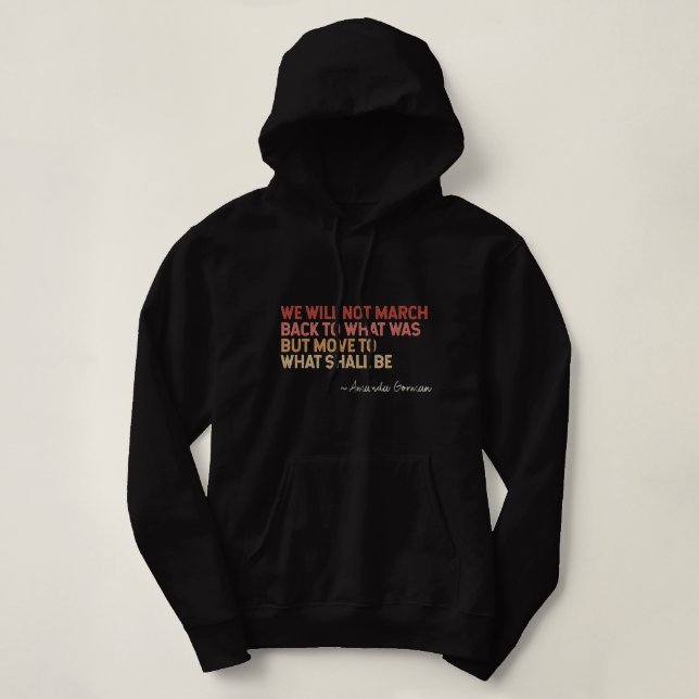 Inauguration Day Poem Poetry Inaugural Poet Januar Hoodie (Design Front)