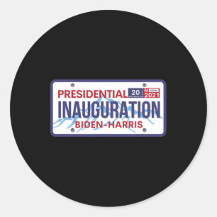 Inauguration Joe Biden President Kamala Harris Classic Round Sticker