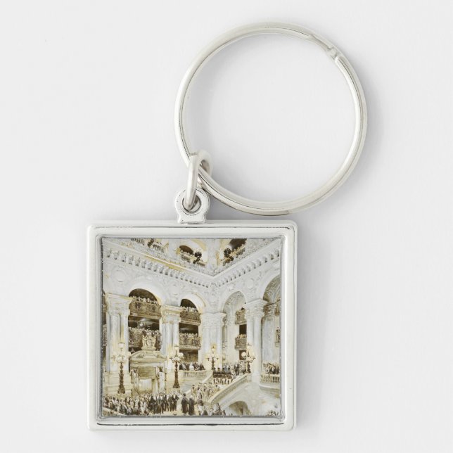 Inauguration of the Paris Opera House Key Ring (Front)