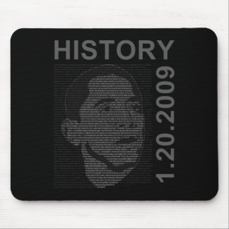 inauguration speech with embeded image mouse pad