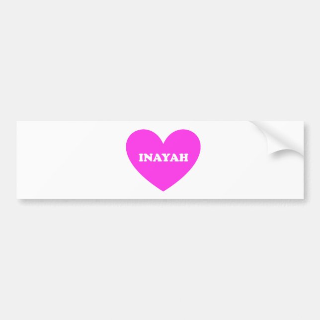 Inayah Bumper Sticker (Front)