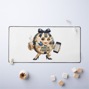 Inbox Friend Email Enthusiast Mascot Gift Desk Mat