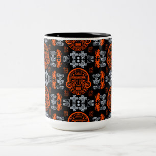 inca Aztec Home Decor Two-Tone Coffee Mug