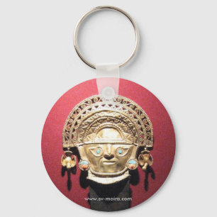 Inca gold ceremonial knife (Tumi),  Lima, Peru Key Ring