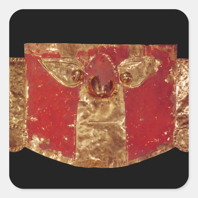 Inca mask square sticker (Front)