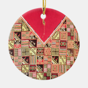 Inca 'Poncho', Bolivia, c.1500 (wool) Ceramic Ornament