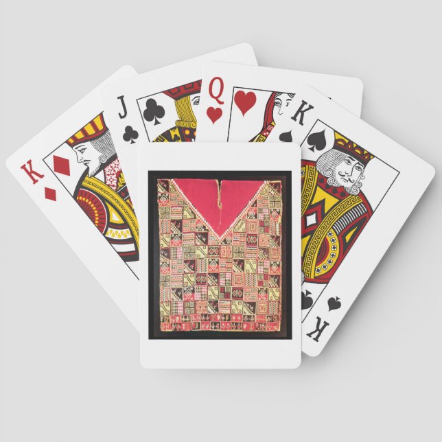 Inca 'Poncho', Bolivia, c.1500 (wool) Playing Cards (Back)