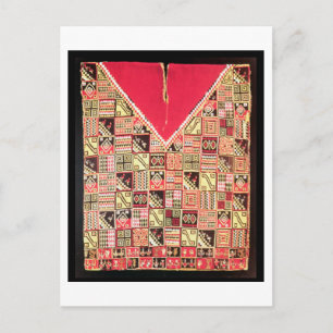 Inca 'Poncho', Bolivia, c.1500 (wool) Postcard