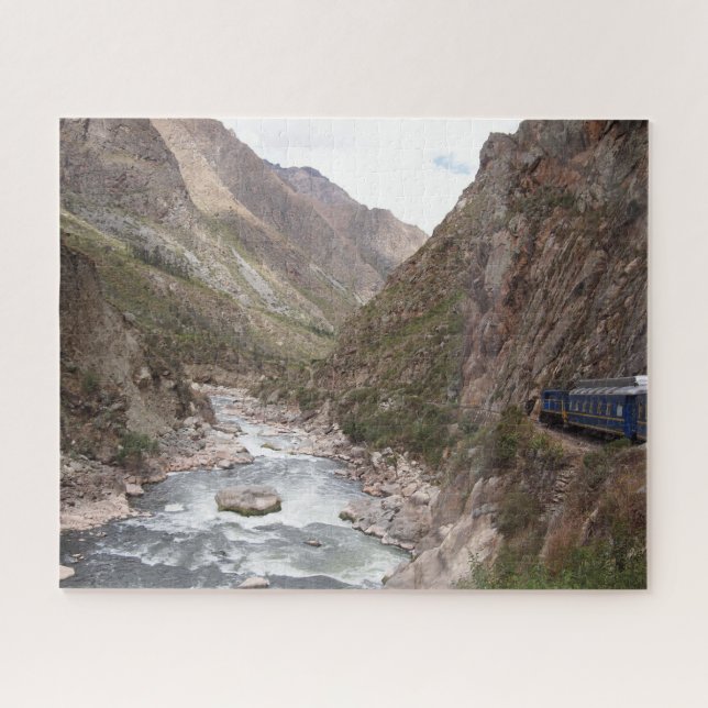 Inca rail train to Machu Picchu in Peru Jigsaw Puzzle (Horizontal)