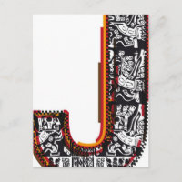 Inca`s font, Letter J