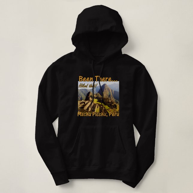 Inca Trail Hike Machu Picchu - Peru Raglan Basebal Hoodie (Design Front)