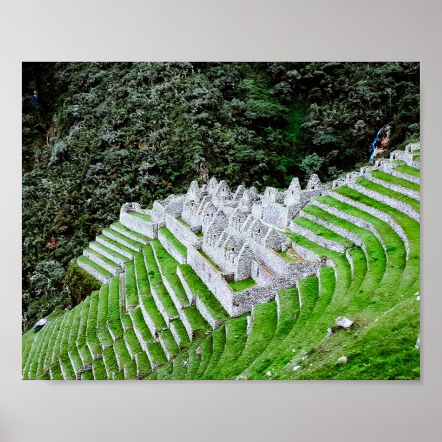 Inca Trail Machu Picchu Peru - Travel Photography Poster (Front)