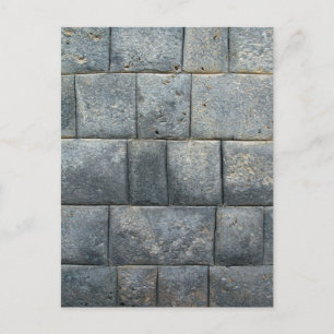 Inca wall postcard