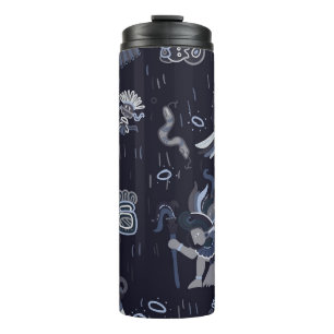 Incan Culture: Seamless Graphic Pattern Thermal Tumbler