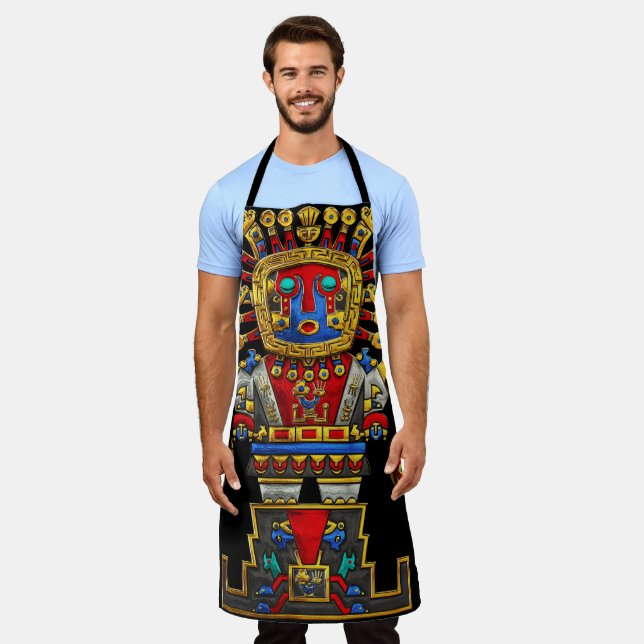 Incan Gods - The Great Creator Viracocha  Apron (Worn)