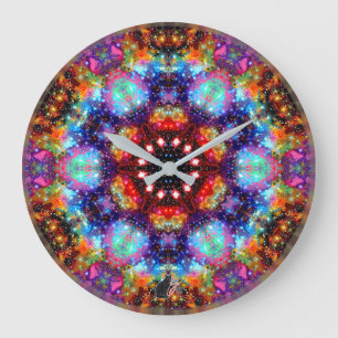 Incandescence Stellar Kaleid Large Clock