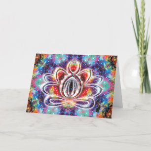 Incandescence Zen Lotus Card
