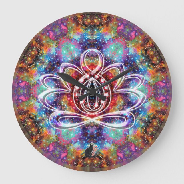 Incandescence Zen Lotus Clock (Front)