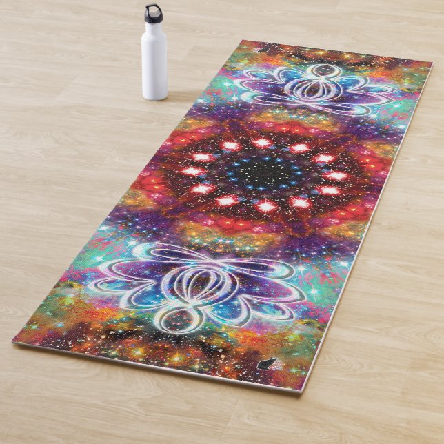 Incandescence Zen Lotus Star Kaleid Yoga Mat (In Situ)