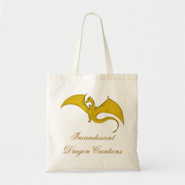 Incandescent Dragon Creations Tote bag - Gold (Front)