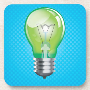 Incandescent light bulb coaster