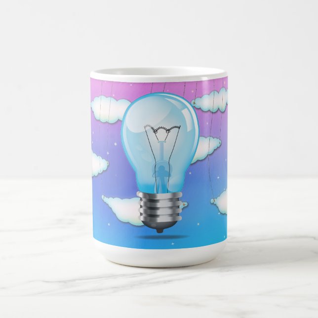 Incandescent light bulb coffee mug (Center)
