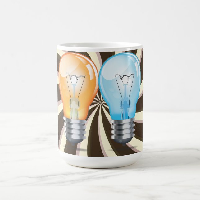 Incandescent light bulb coffee mug (Center)
