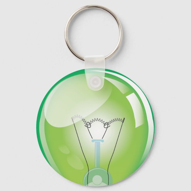 Incandescent light bulb key ring (Front)