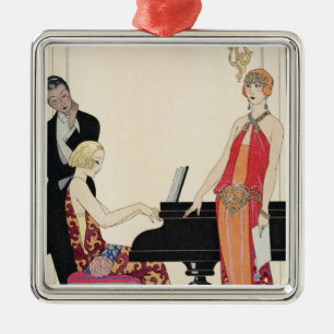 Incantation, illustration for 'Gazette du Bon Metal Tree Decoration