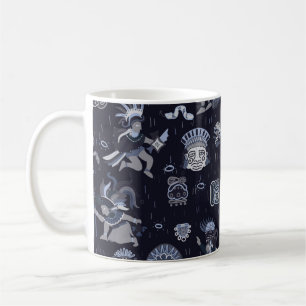 Incas pattern seamless design graphic coffee mug