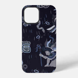 Incas pattern seamless design graphic iPhone 12 case