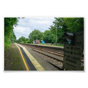 Ince and Elton Railway Station Photo Print