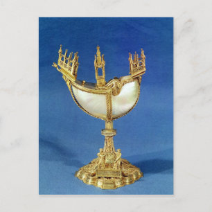 Incense holder in the shape of a boat postcard