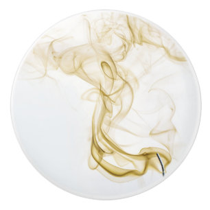 Incense Smoke Ceramic Drawer Cabinet Knob