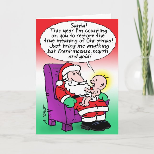 INCENSED JESUS - HOLIDAY CARD (Front)