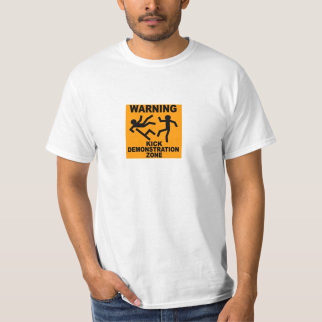 Inception - Kick Demonstration Zone T-Shirt (Front)