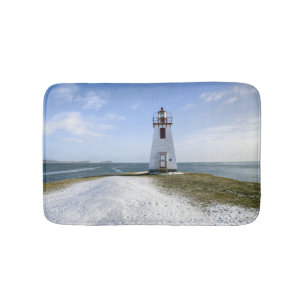 Inch Arran Lighthouse   New Brunswick Bath Mat