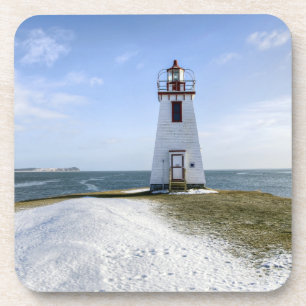 Inch Arran Lighthouse New Brunswick Coaster