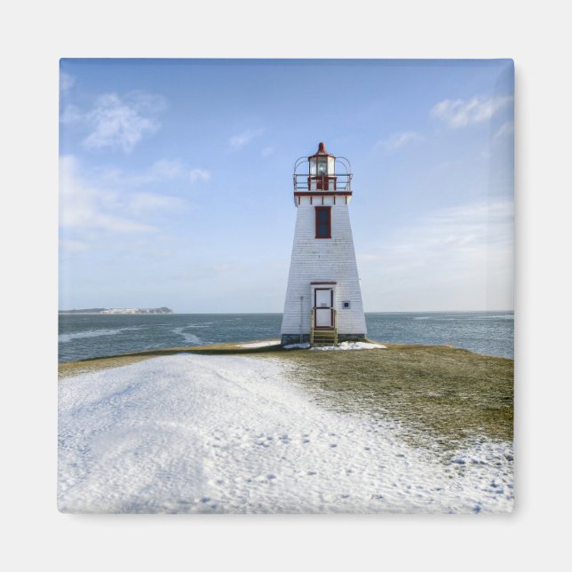 Inch Arran Lighthouse | New Brunswick Magnet (Front)