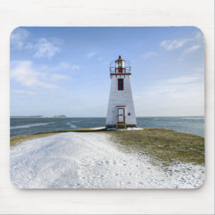 Inch Arran Lighthouse New Brunswick Mouse Pad