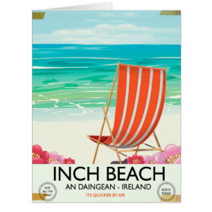 Inch Beach, An Daingean - ireland travel poster