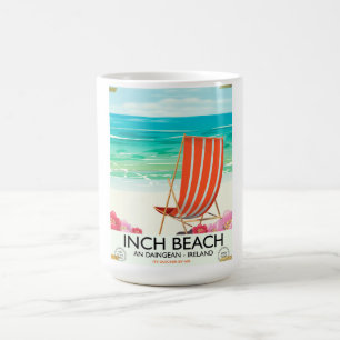 Inch Beach, An Daingean - ireland travel poster Coffee Mug