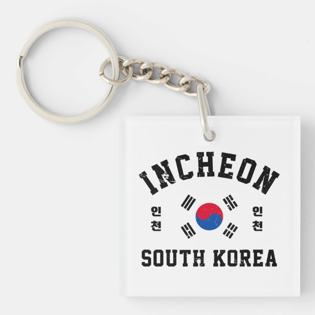Incheon South Korea Key Ring (Front)