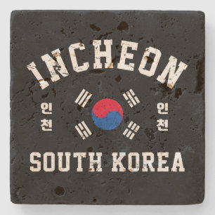 Incheon South Korea T-Shirt Stone Coaster