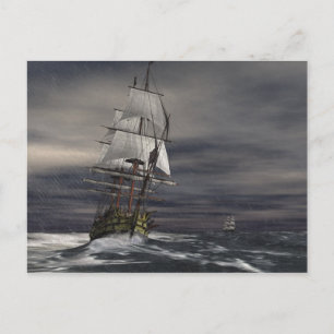 Inclement Weather Postcard