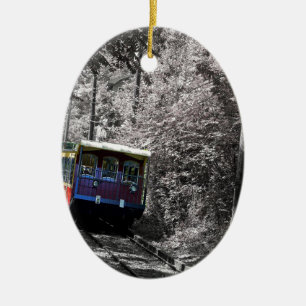 Incline Railway Ceramic Tree Decoration