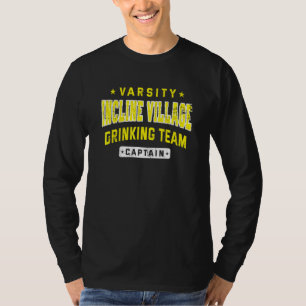 Incline Village Drinking Team Captain Beer   Craft T-Shirt
