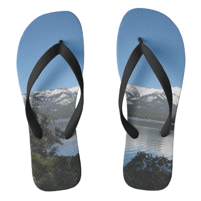Incline Village, North Shore Lake Tahoe Thongs (Footbed)