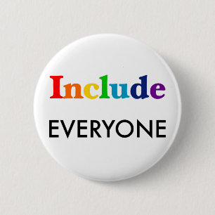 Include Everyone  - Neurodiversity Awareness 6 Cm Round Badge