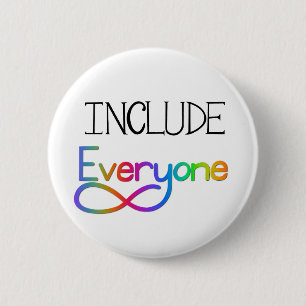 Include Everyone  - Neurodiversity Awareness 6 Cm Round Badge